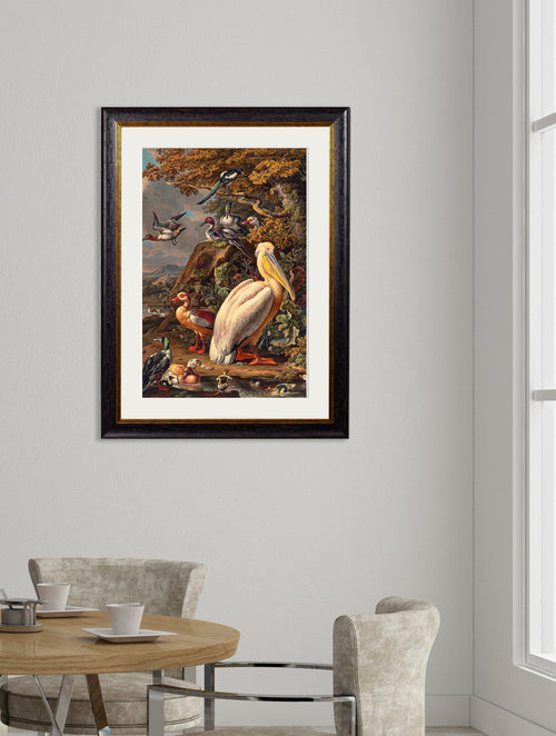 c.1683 Pelican Painting