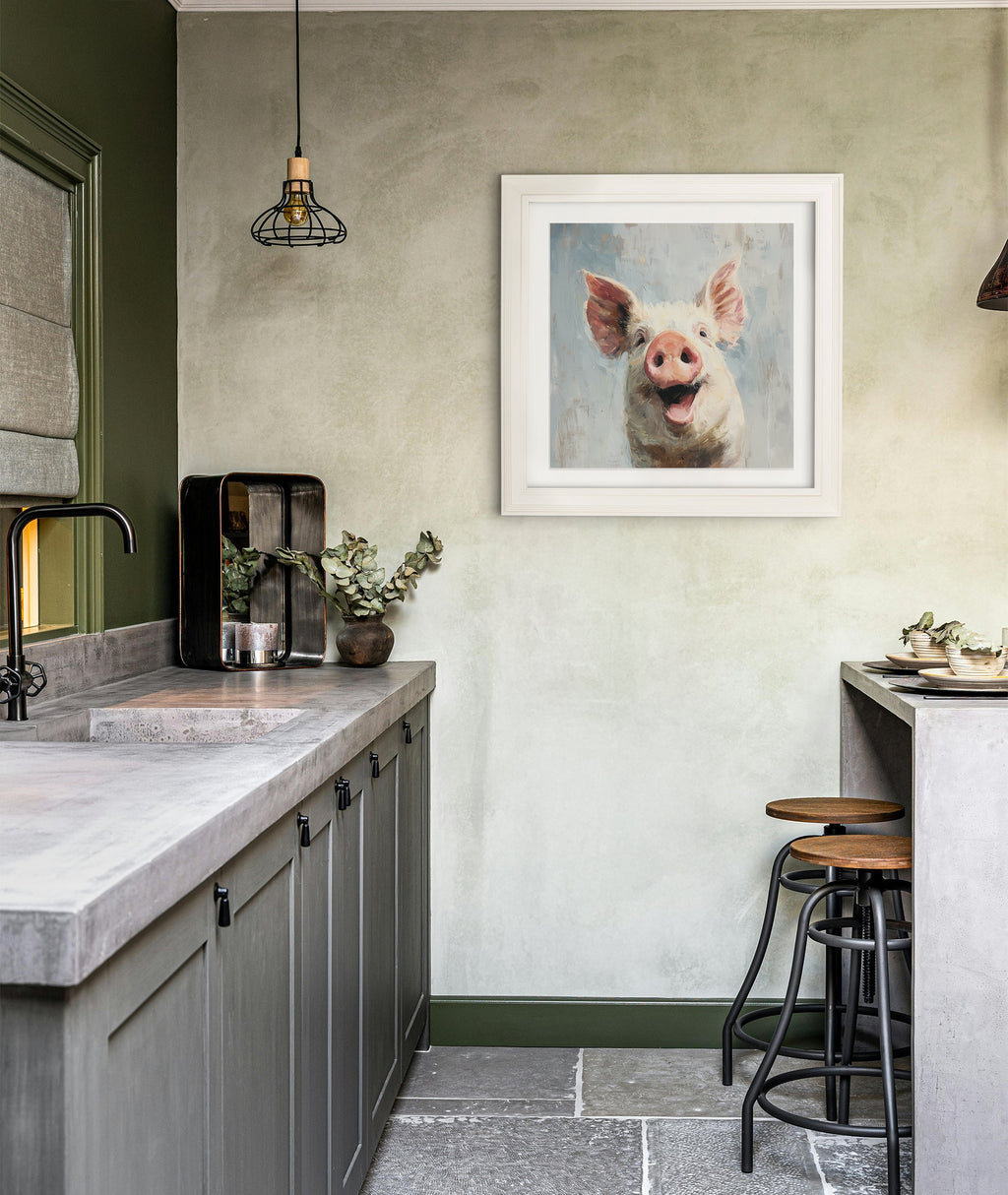 The Giggly Pig - Cream Hurstwood Square Frame