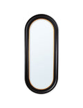 Pill Mirror - Black and Gold