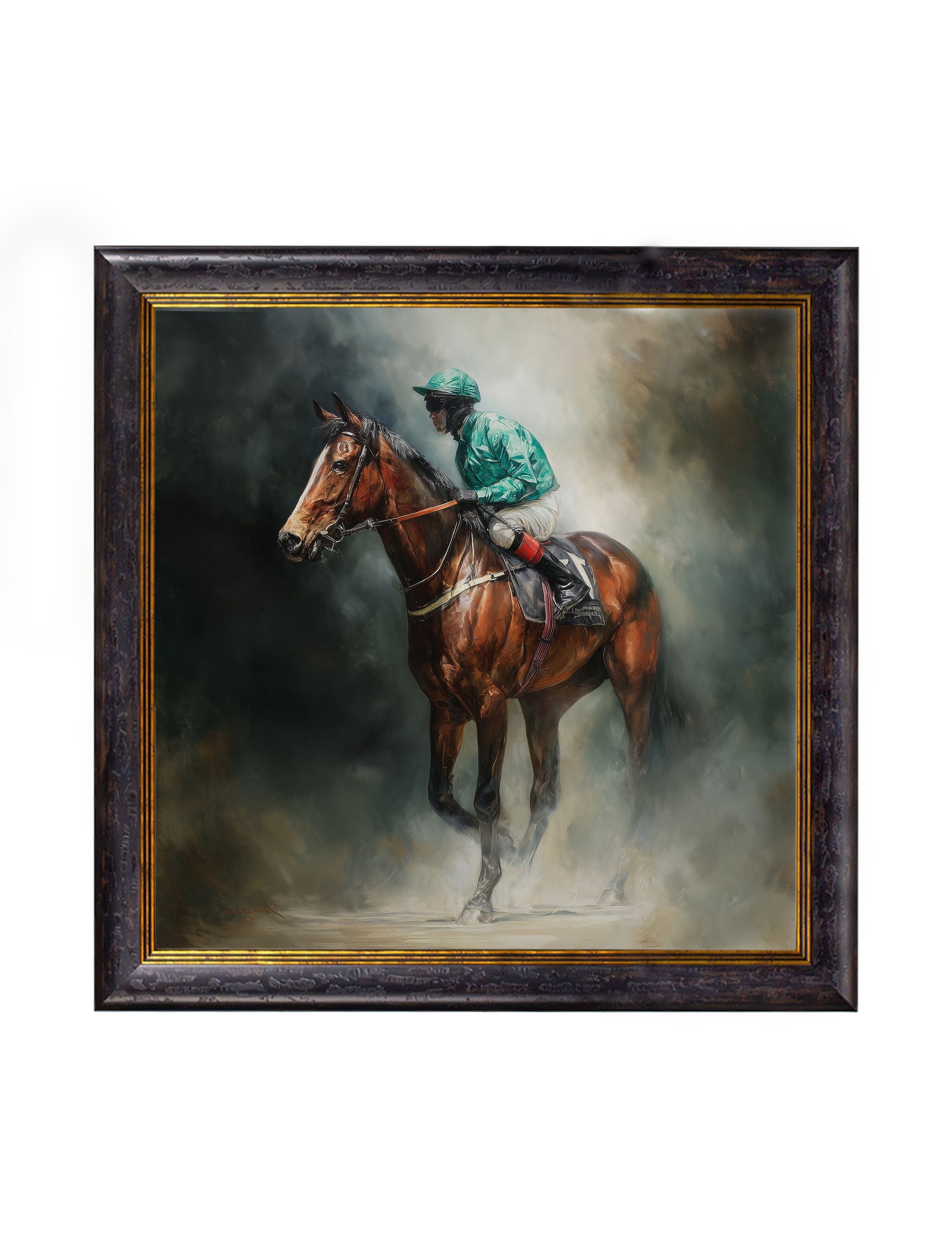 The Irish Racehorses - Oxford Square Frame