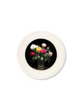 Roses After Dark - Oxford Strong White Round Frame