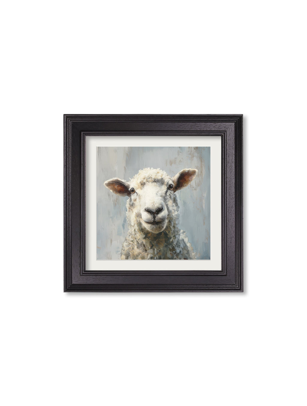 The Jolly Sheep - Black Hurstwood Square Frame