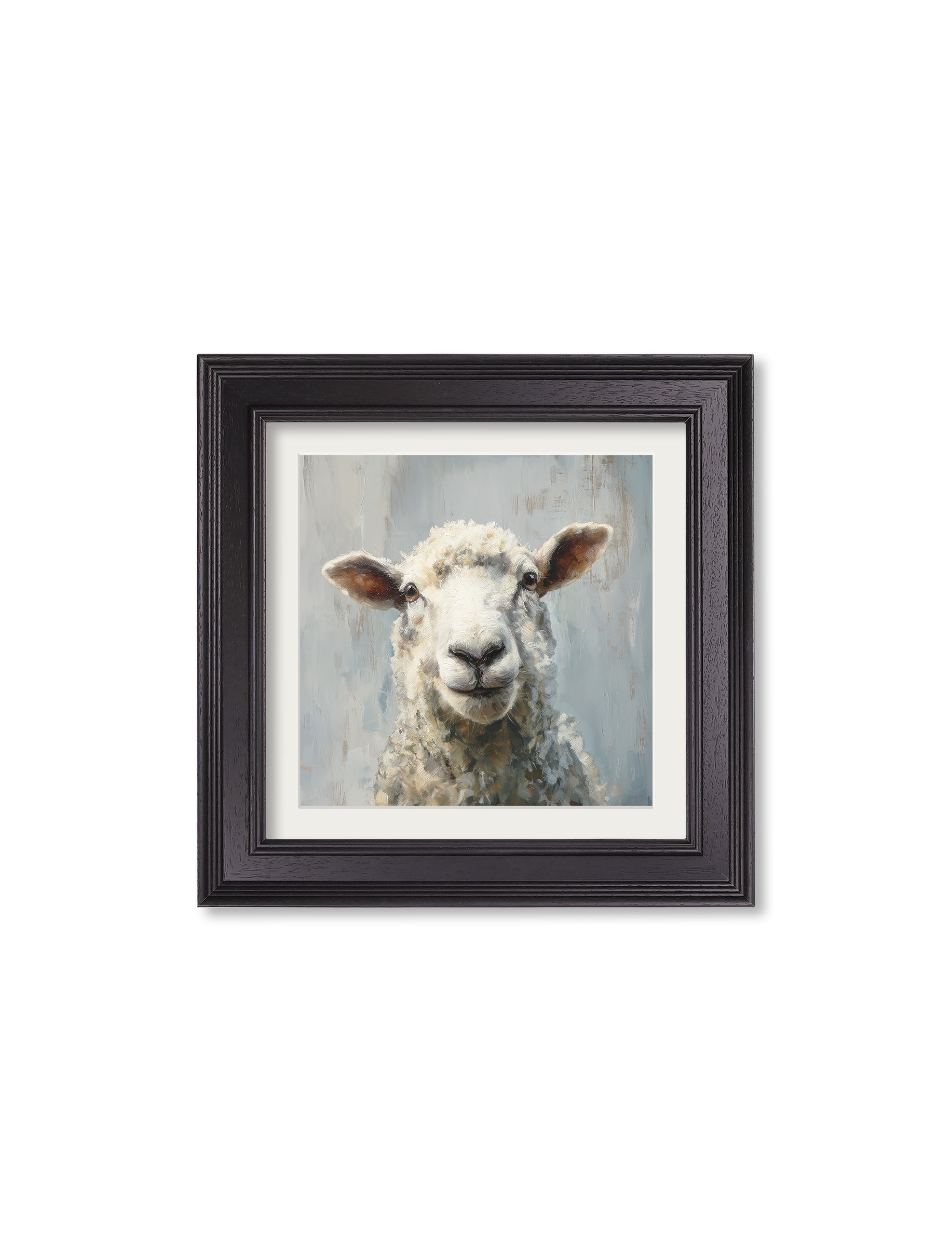 The Jolly Sheep - Black Hurstwood Square Frame