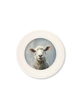 The Jolly Sheep - Oxford Strong White Round Frame