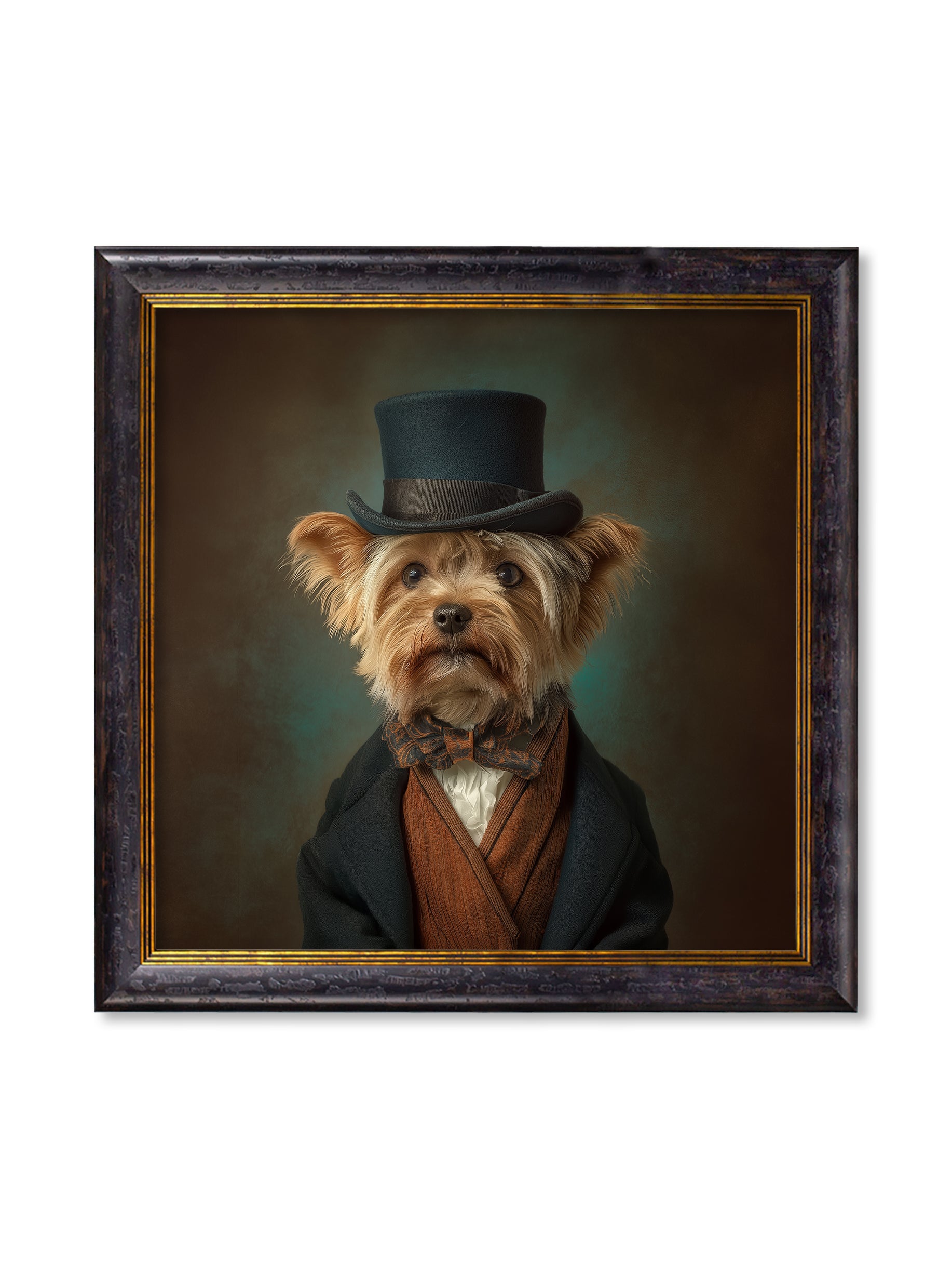 Lord Barkley of York - Gentleman Yorkshire Terrier Oxford Square Frame