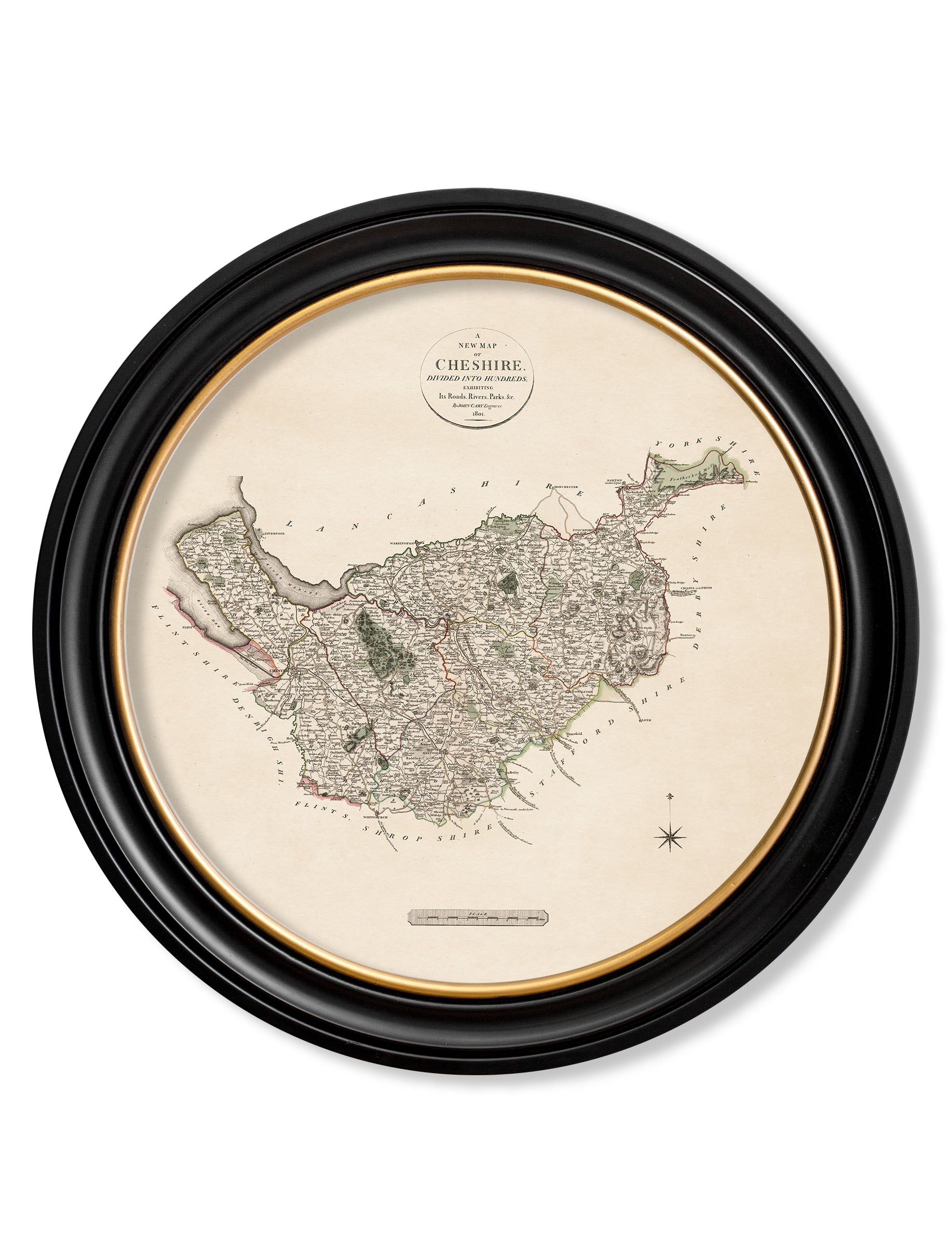 c.1806 County Maps of England - Round