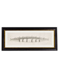 c.1756 Architectural Elevations of Bridges | Georgian Bridge Framed Print