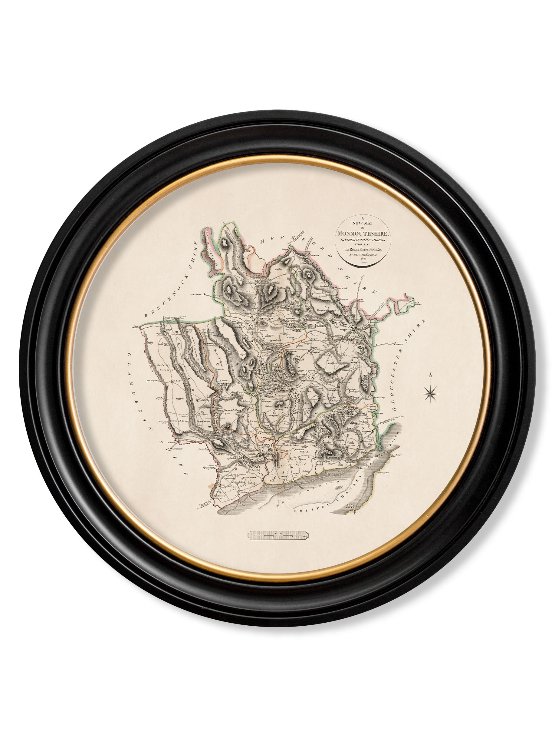c.1806 County Maps of England - Round