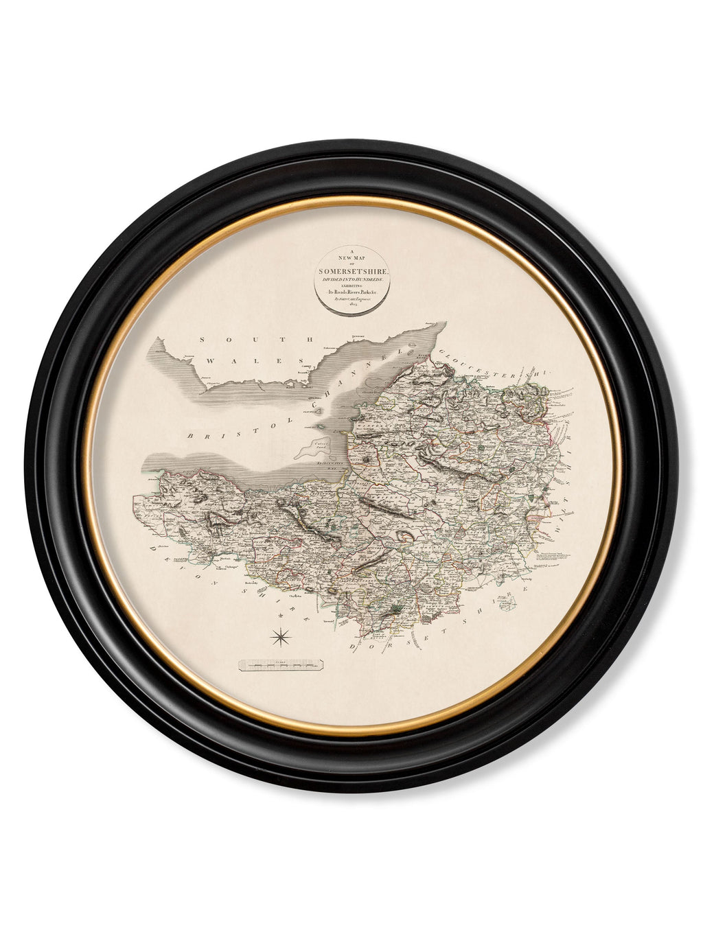 c.1806 County Maps of England - Round