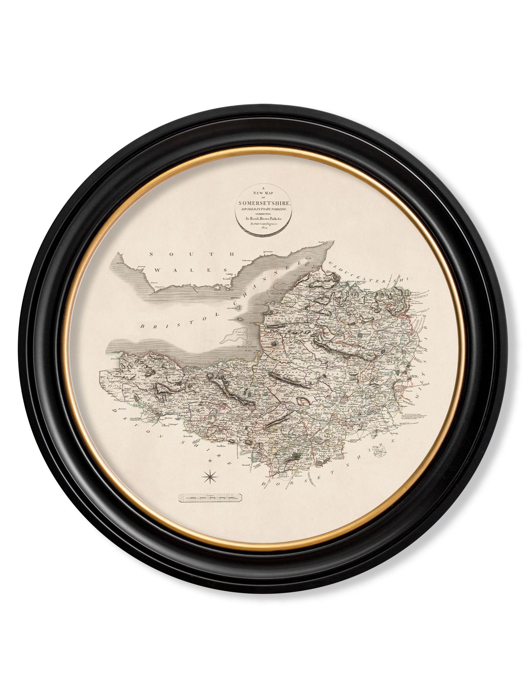 c.1806 County Maps of England - Round