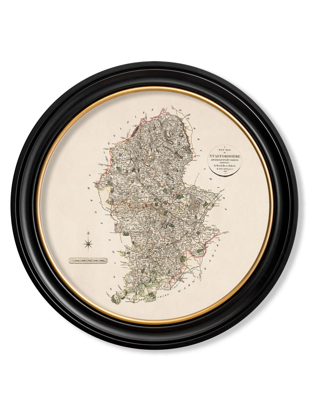 c.1806 County Maps of England - Round