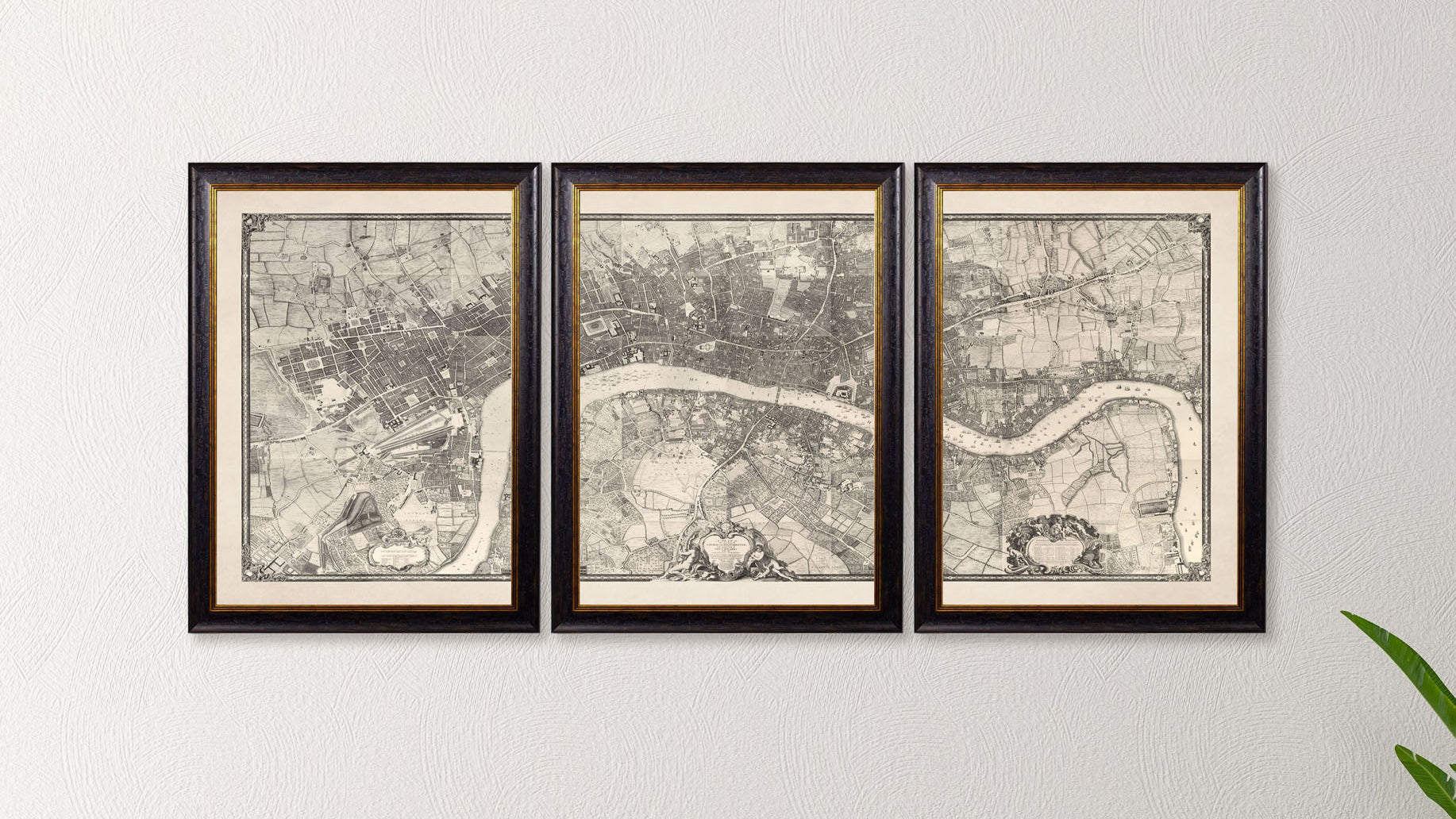 c.1746 London Triptych Map