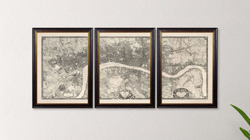 c.1746 London Triptych Map